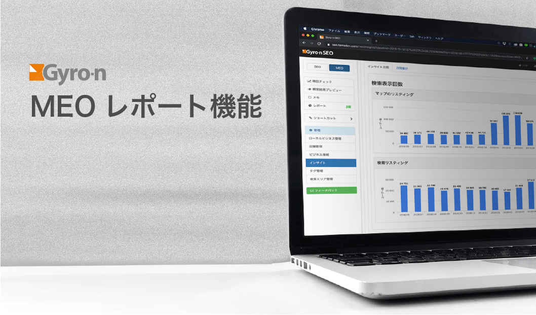 【Gyro-n】MEOレポート機能