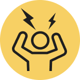 問い合わせ増加と成約率課題のアイコン