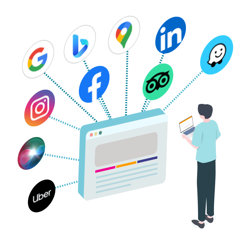 変更情報を即時配信するイメージ