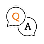 QとAの吹き出しイラスト